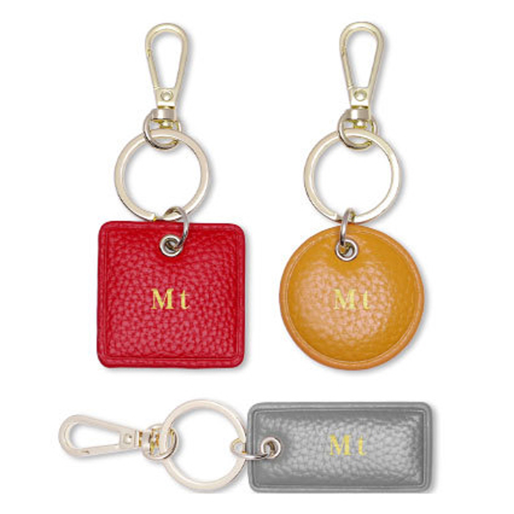 Monogram Keychain Leather - 女性と男性のためのパーソナライズされた革のキーホルダー,モノグラムの文字が付いた丸いハート型のキーリング,名前でパーソナライズされたウェディングギフト