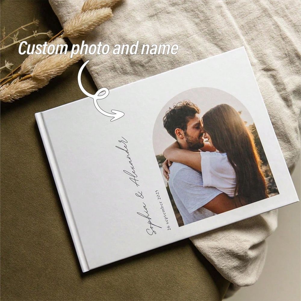 38ページの写真付きカスタムウェディングゲストブック、パーソ - Custom Photo Book のレビューと価格