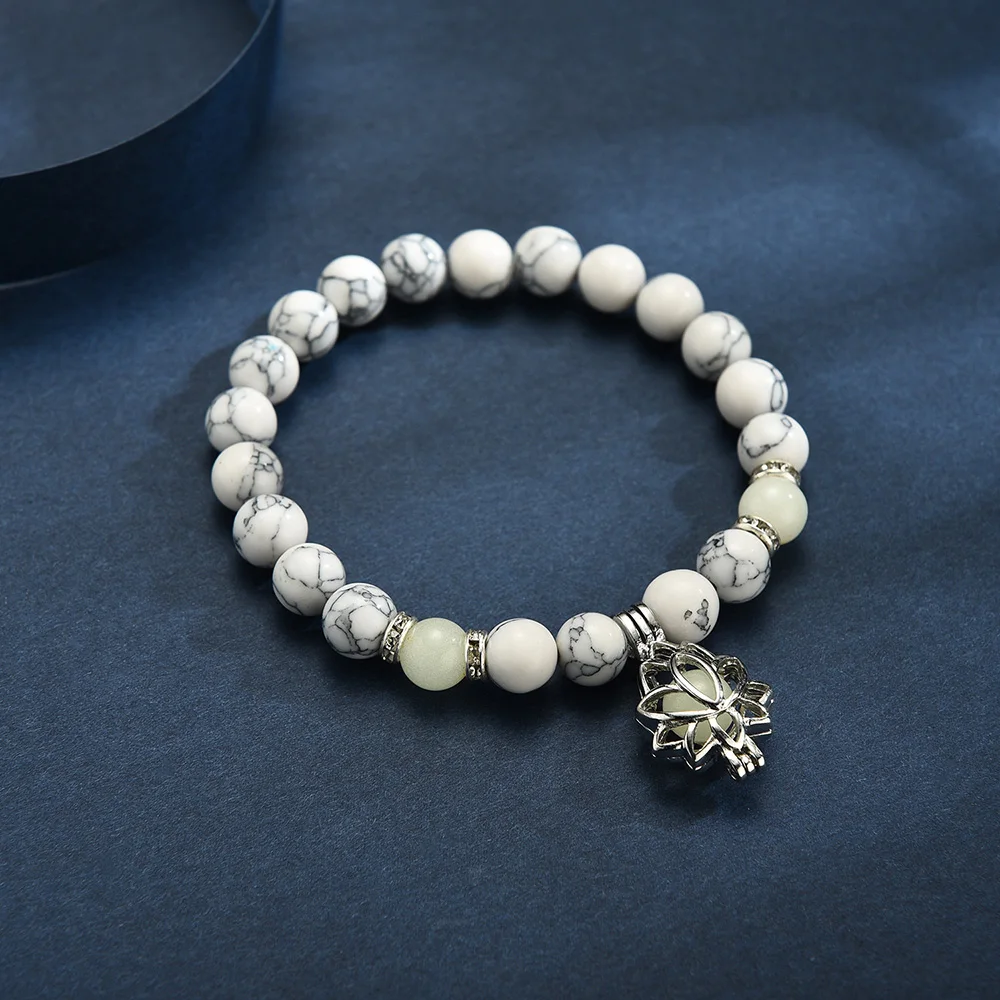 男性と女性のための魅力的なブレスレット,天然石のヨガブレスレ - Coordinates Bracelet のレビューと価格