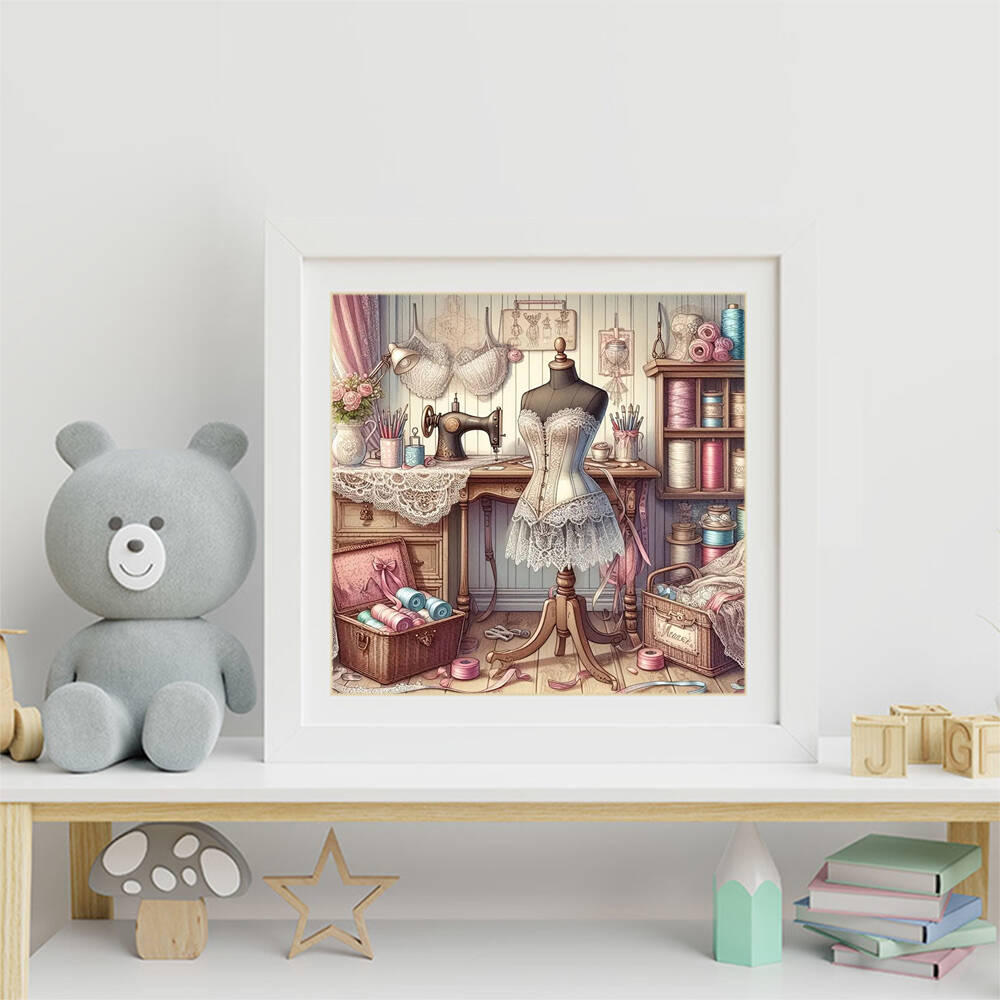 Evershine ダイヤモンド塗装犬動物漫画フル平方ラウン - Photo Mosaic Print のレビューと価格