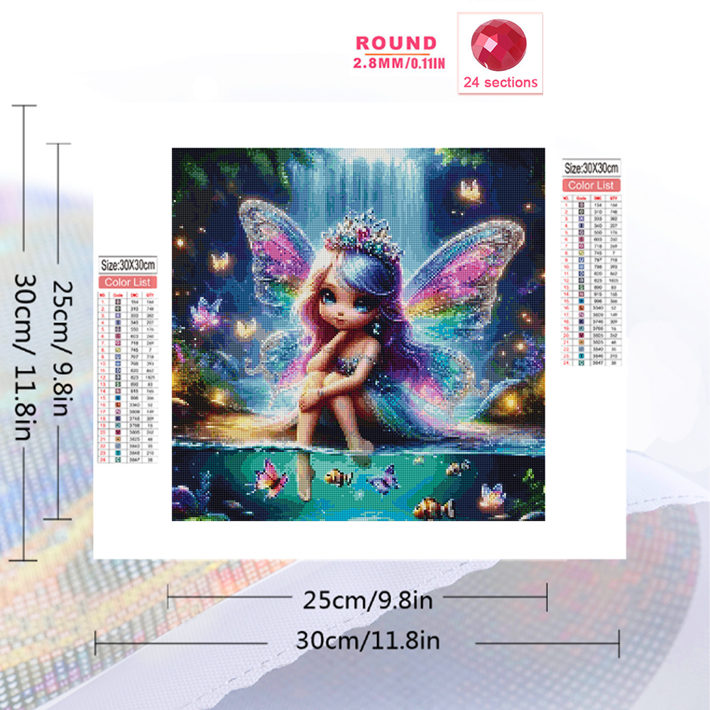Momoart-漫画のモザイクダイヤモンド絵画,女の子の肖像 - Photo Mosaic Print のレビューと価格